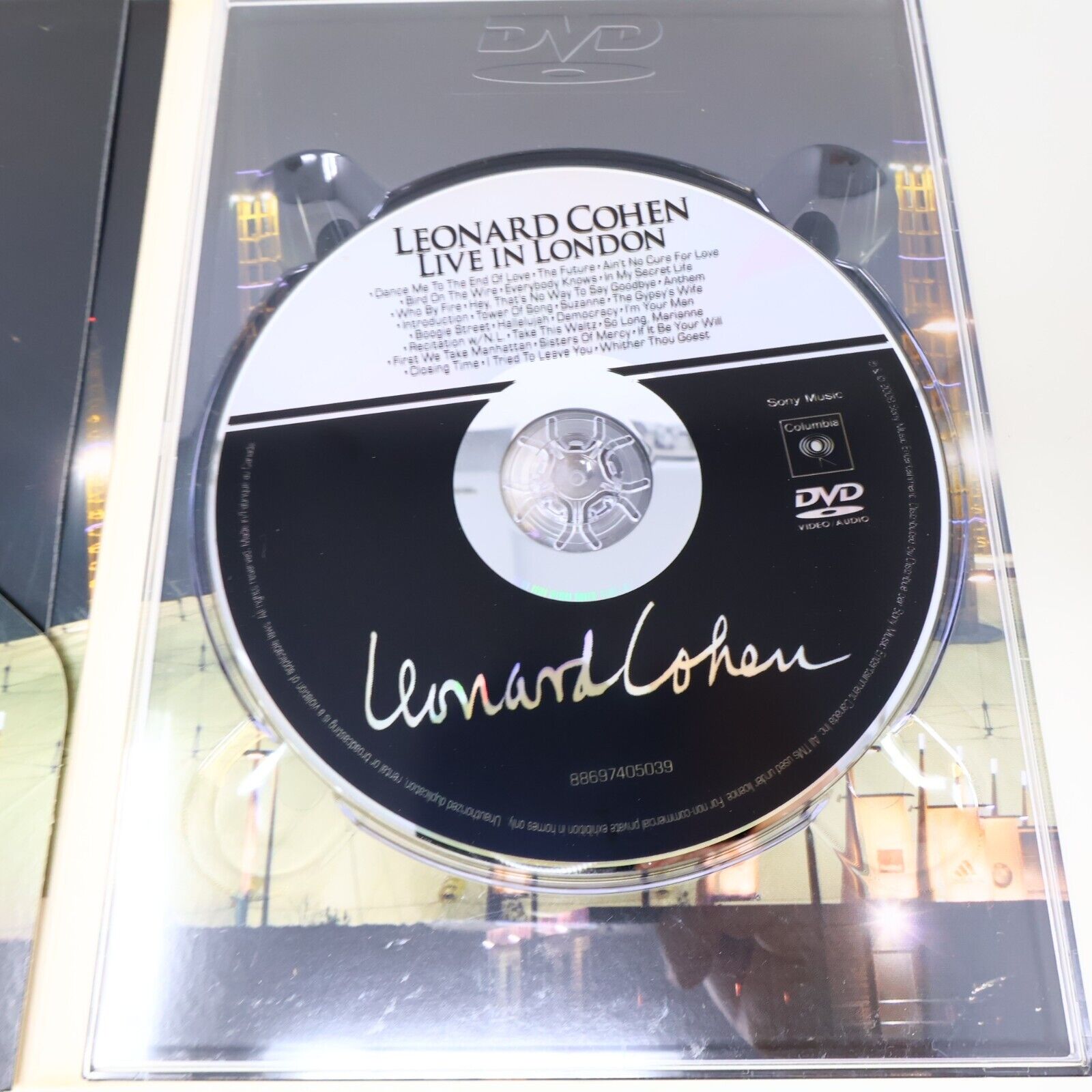 Leonard Cohen Songs from the Road + Live in London Lot 2 DVD NTSC Tested Music