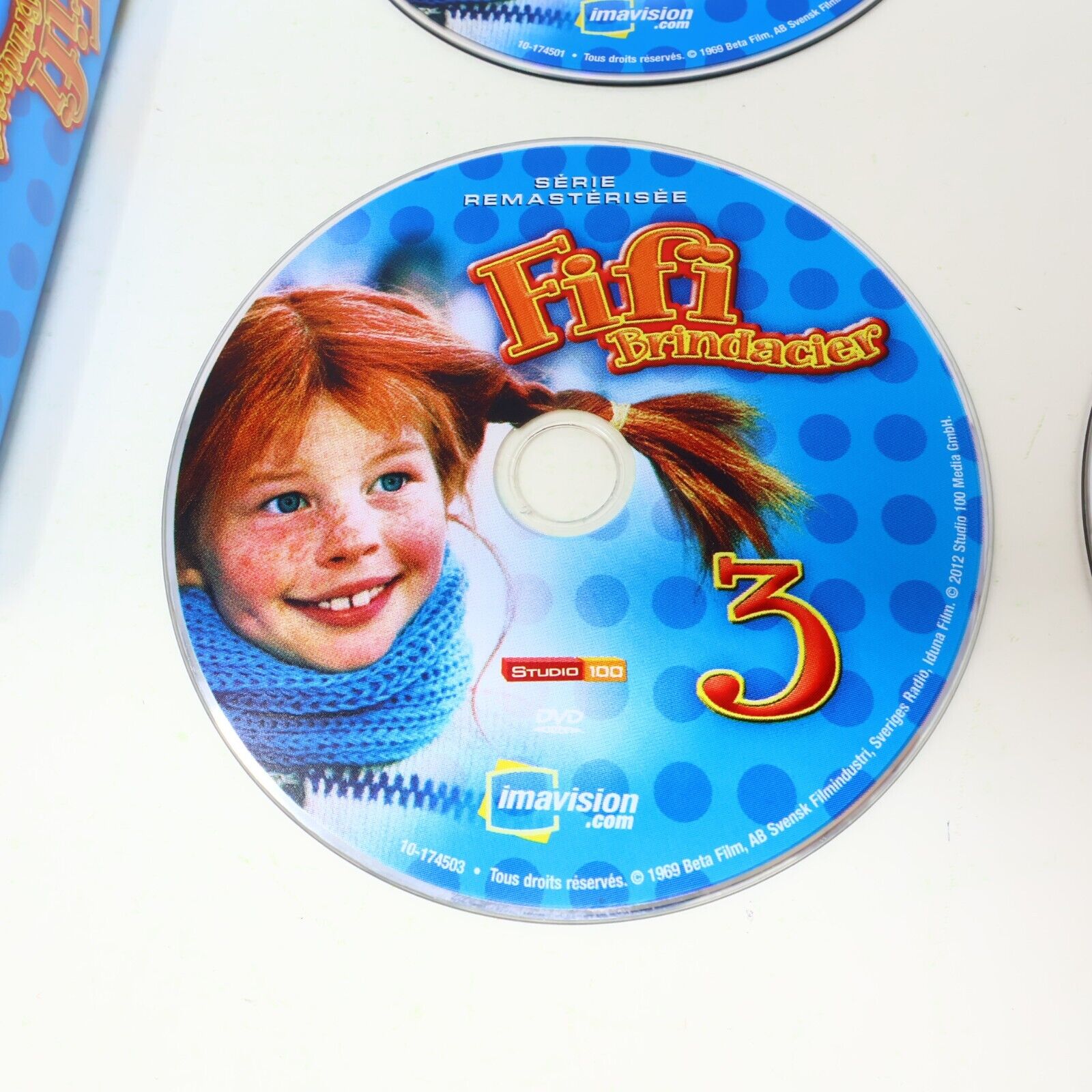 Fifi Brindacier Série Originale Remasterisée DVD Français 21 Épisodes NTSC Testé