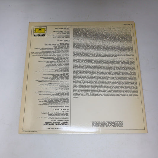 Four Seasons/Adagio/Canon & Gigue Lucerne Festival Baumgartner Record 2535 1 105