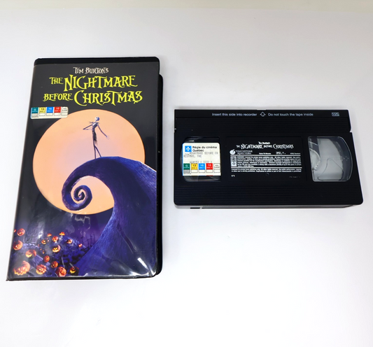 Tim Burton's The Nightmare Before Christmas VHS NTSC Touchstone PG 1994 Tested