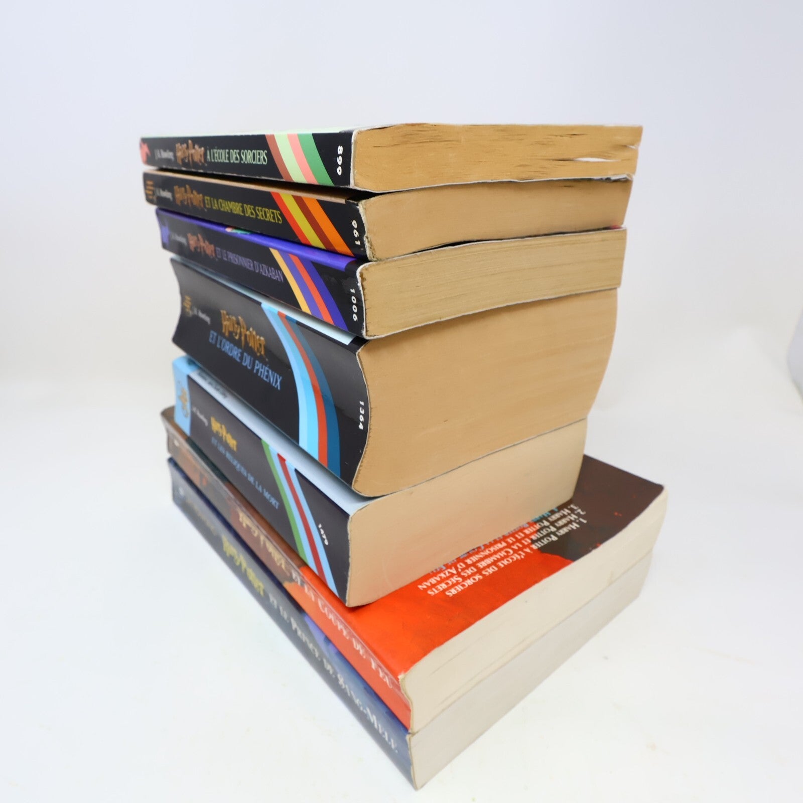 Harry Potter #1-7 Folio Junior Lot 7 Livres J.K. Rowling Gallimard Complète PB