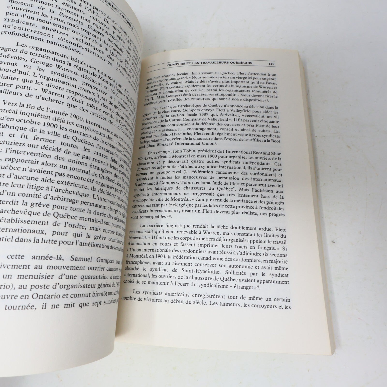 1980 Le Mouvement Ouvrier au Québec Fernand Harvey Boréal Syndicalisme Histoire