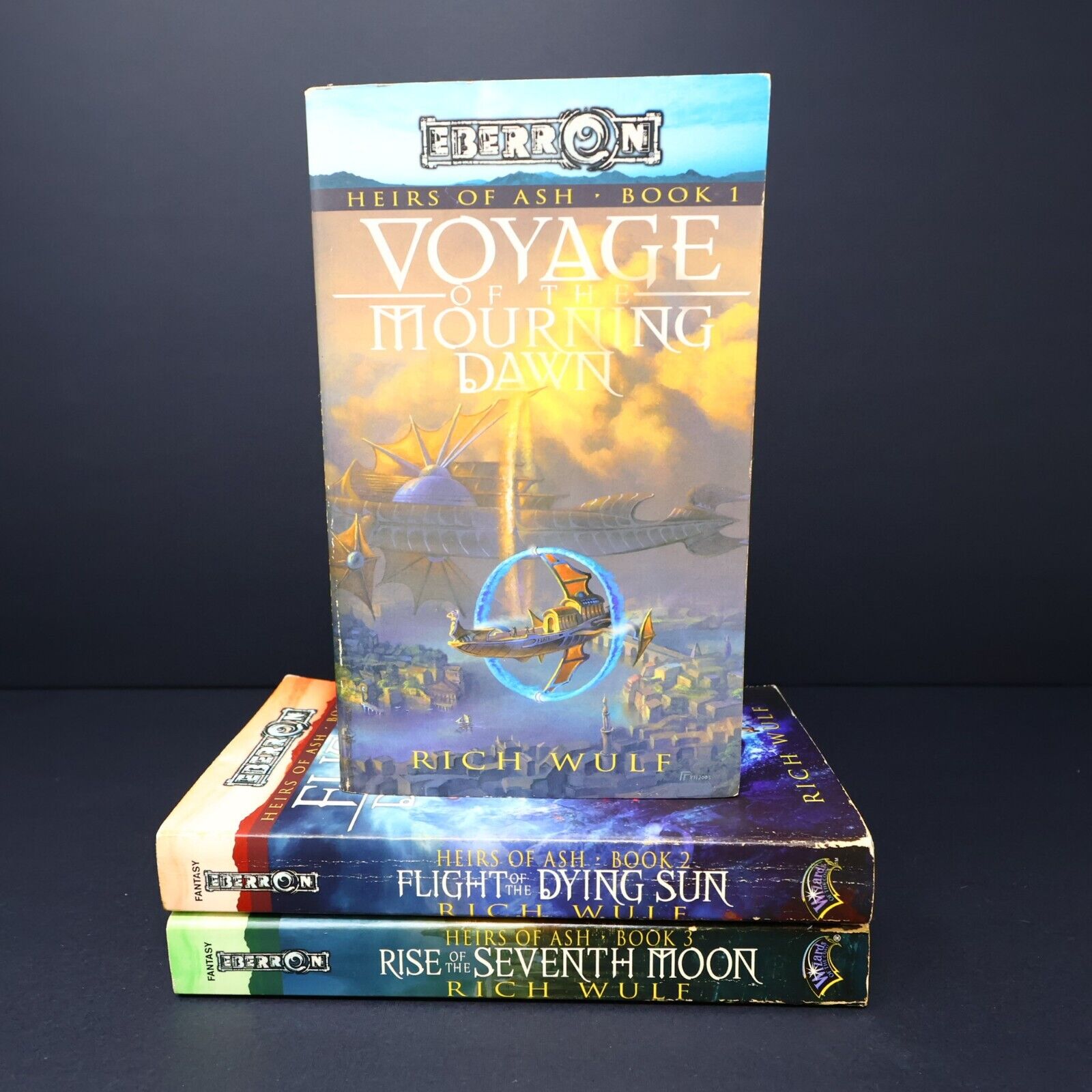 Lot 3 Books Heirs of Ash #1-3 by Rich Wulf EBerron Wizards of the Coast Fantasy