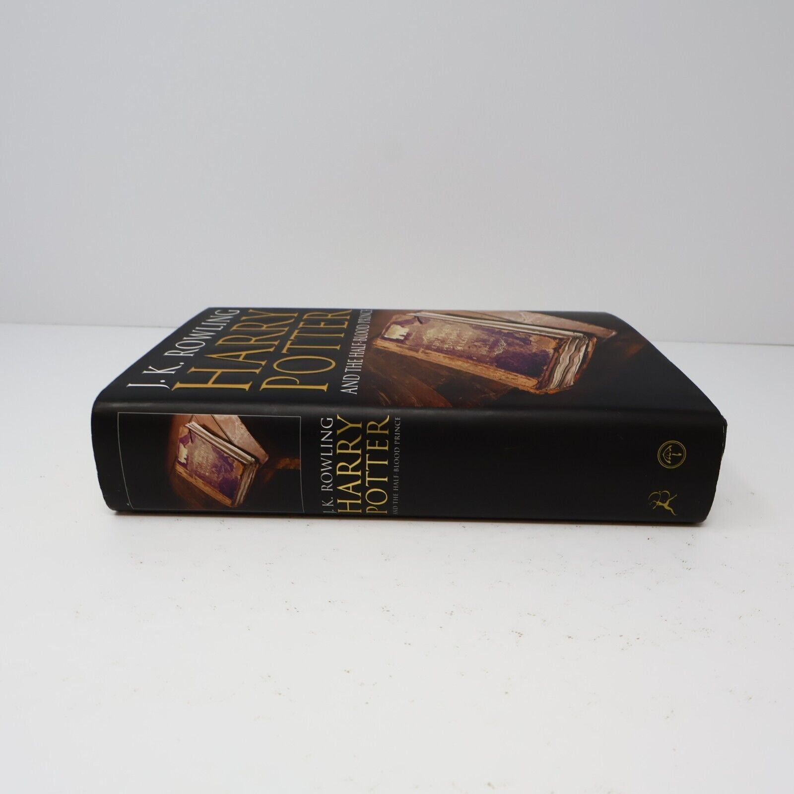 2005 Harry Potter and the Half-Blood Prince by J. K. Rowling Fantasy Black Cover