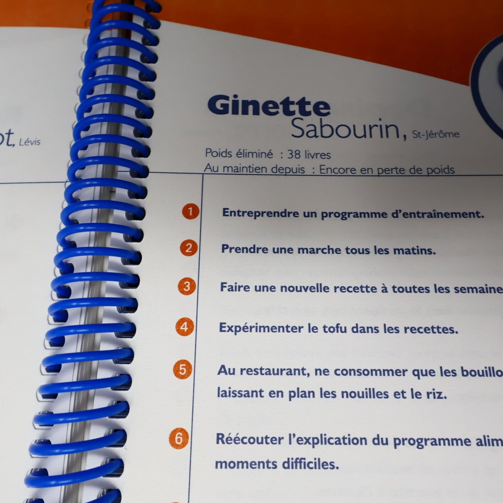2002 Minçavi Guide de Motivation Paperback PB Témoignages Cuisine Recettes Diète