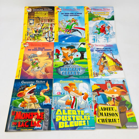 13x Geronimo/Téa Stilton Lot Enfants Français/French Children Monstre du Lac Lac