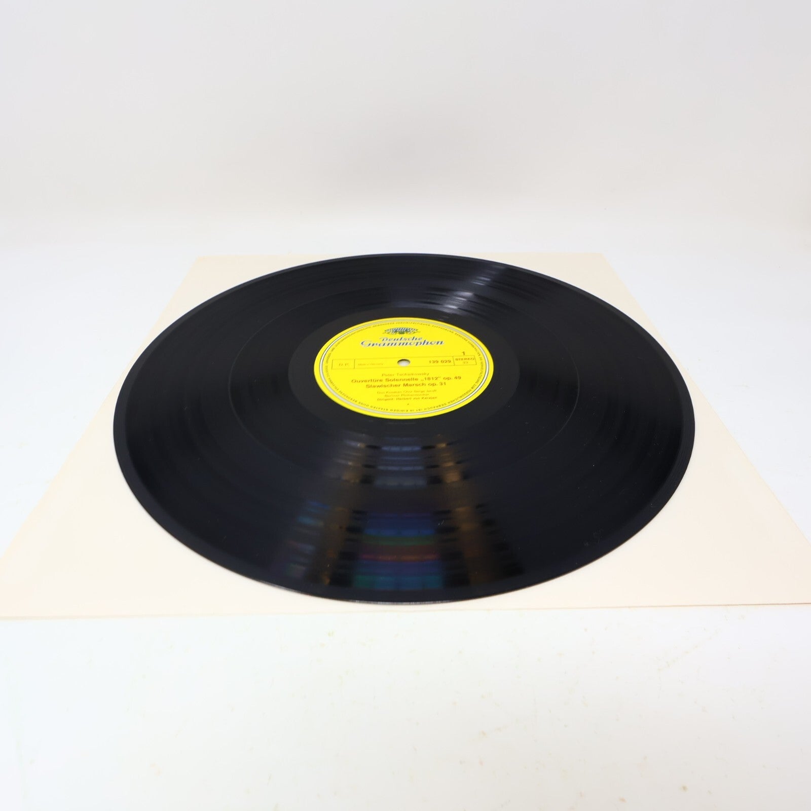 Tschaikowsky Von Karajan Ouverture 1812 Marche Slave Romeo Julia Record 139 029