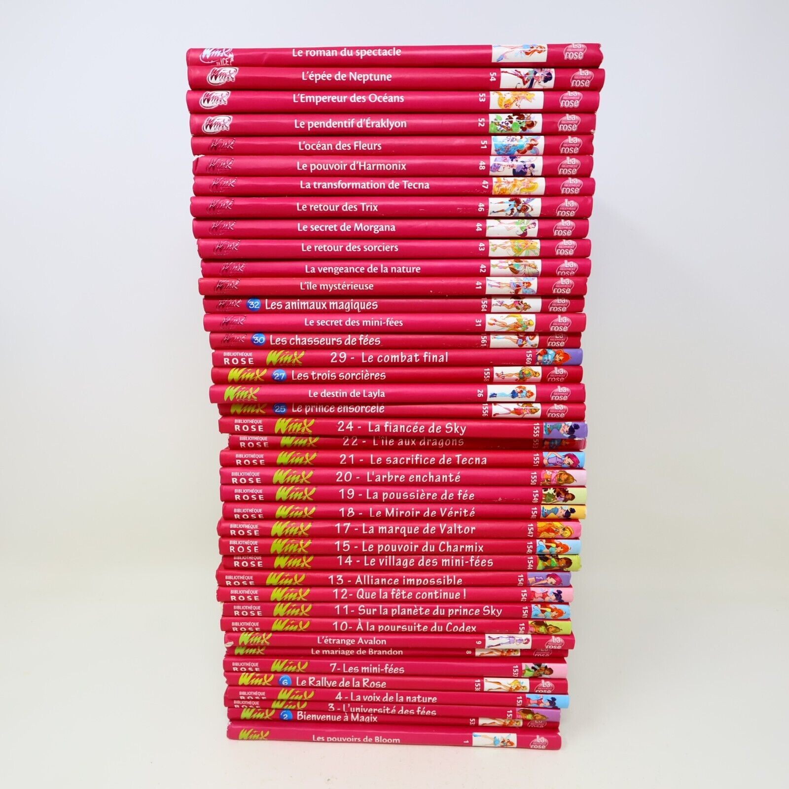 Winx Club La Bibliothèque Rose Enfants Ados Fées Lot 40 Livres Français French