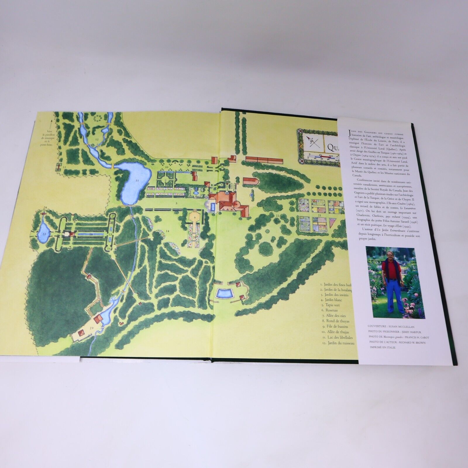 2002 Un Jardin Extraordinaire Quatre-Vents en Charlevoix Québec Hardcover HC