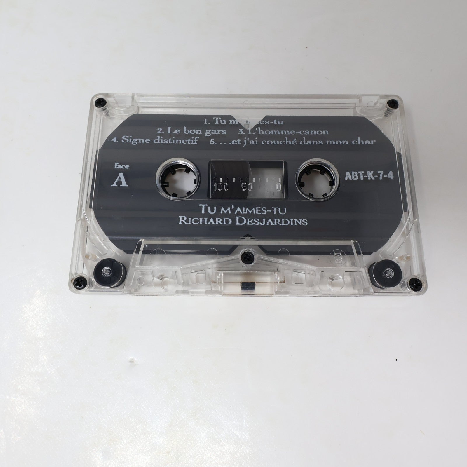 Richard Desjardins Lot 2 Cassettes Les Derniers Humains/Tu M'Aimes-Tu Québécois