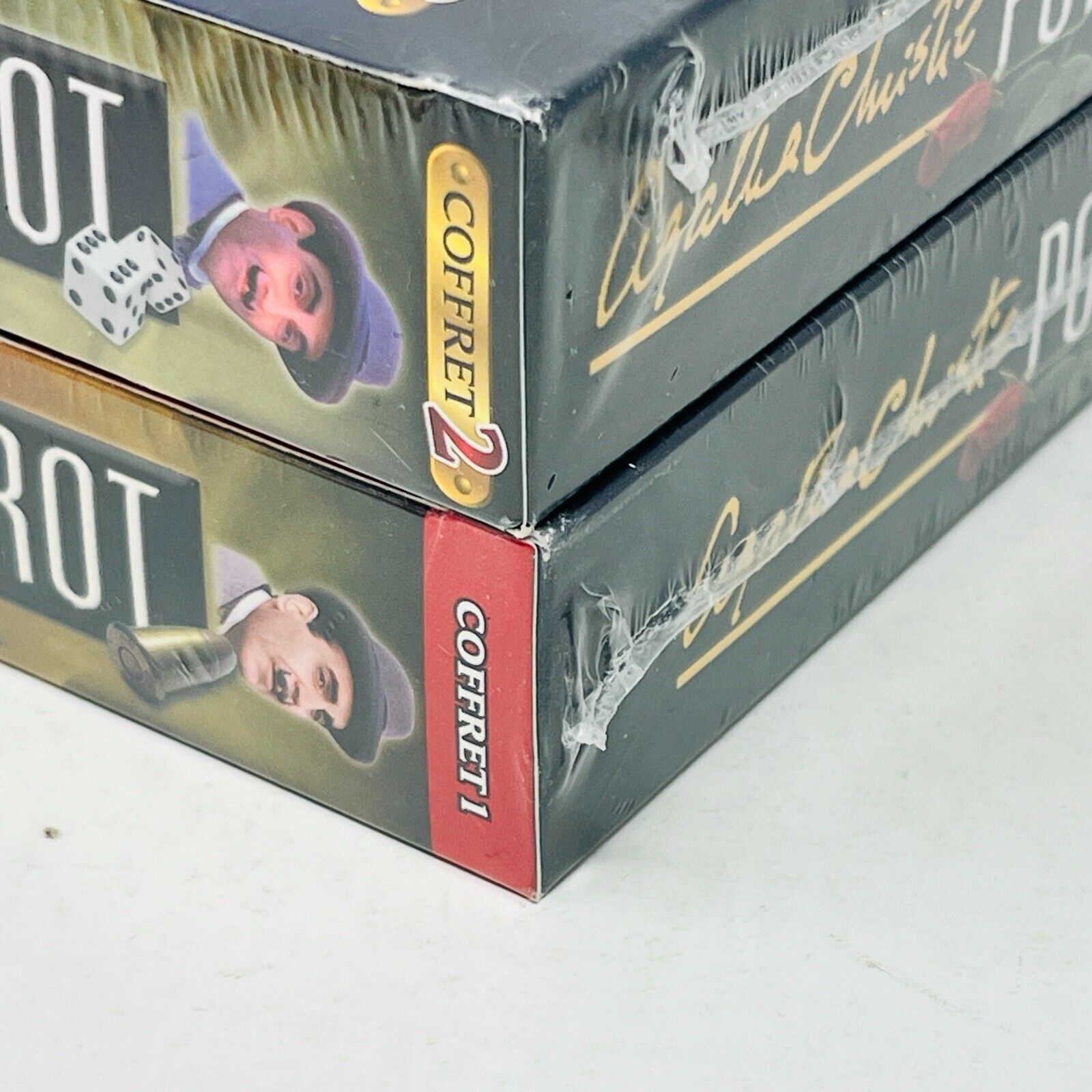 Agatha Christie Poirot Coffrets #1-2 Lot de DVD Scellés en Français/French NTSC