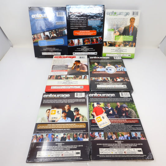 Entourage 7 DVD Lot Seasons 1-3 & 6-8 TV Series All Factory Sealed Except S2