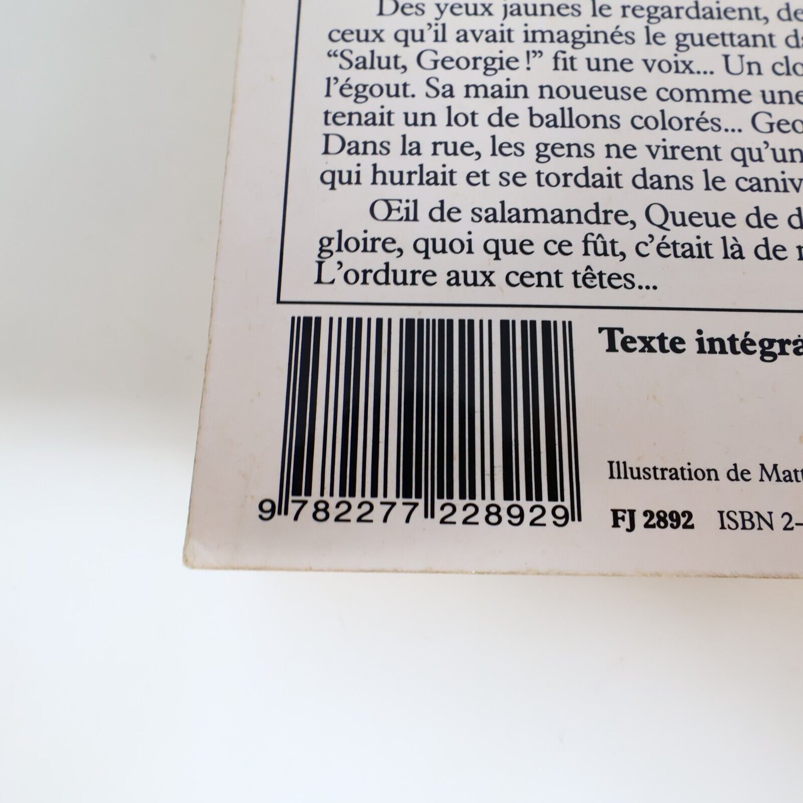 Lot 3 Livres Ça #1-3 It Stephen King J'ai Lu Série Complète Clown Book Français