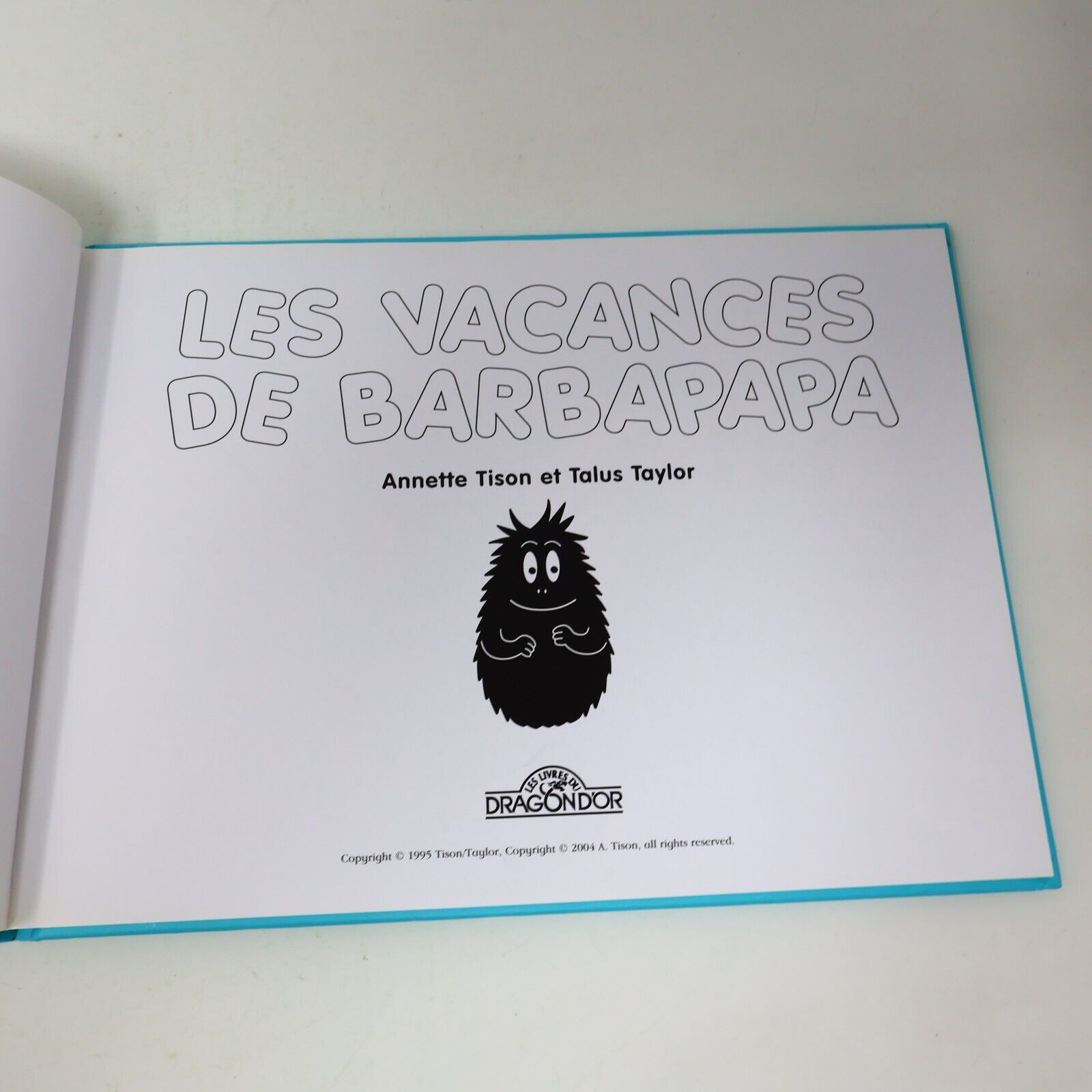 Barbapapa Lot 2 Livres Vacances Belles Histoires Enfants Dragon d'Or Français HC