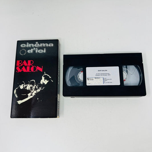 Bar Salon VHS Testé Film de André Forcier Cinéma D'ici Québec Jacques Marcotte