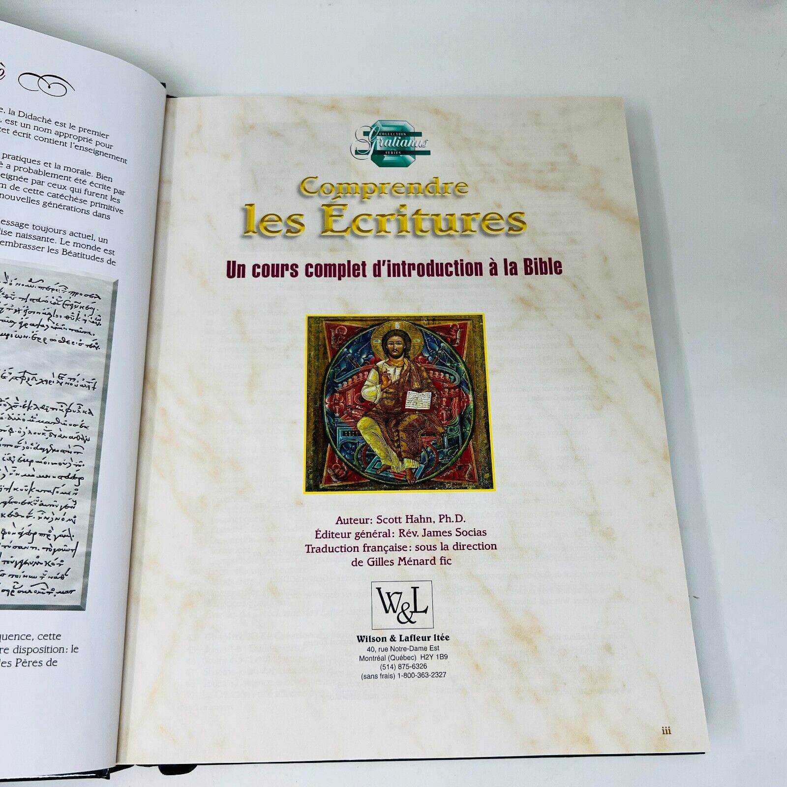 2008 Comprendre les Écritures Introduction à la Bible de Scott Hahn W&L Français