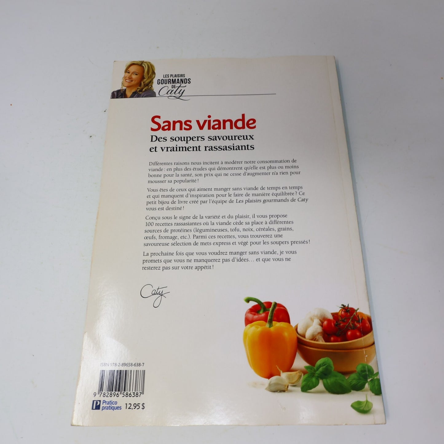 2016 Sans Viande des Soupers Savoureux Caty Bérubé Cuisine Recettes Québec Livre