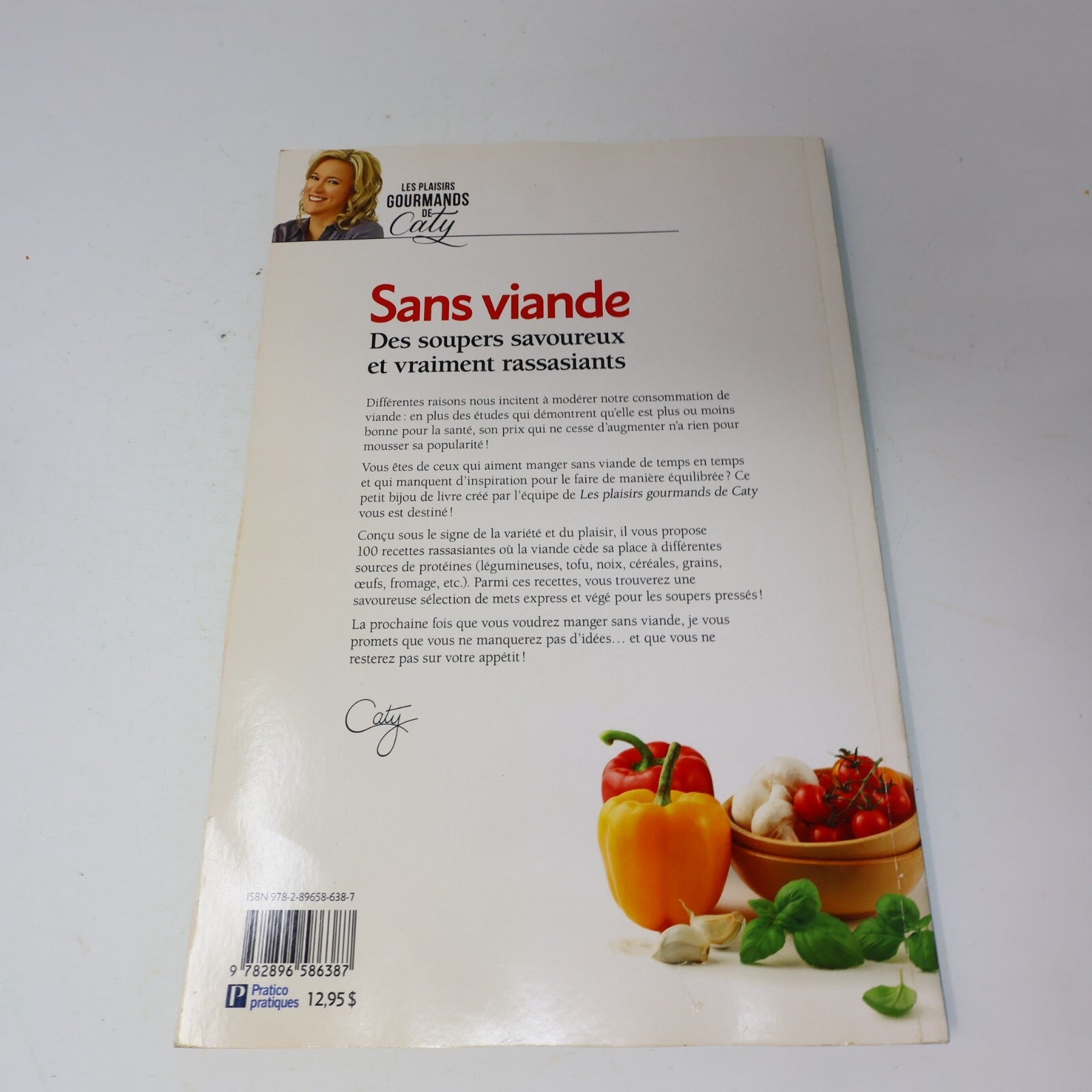 2016 Sans Viande des Soupers Savoureux Caty Bérubé Cuisine Recettes Québec Livre