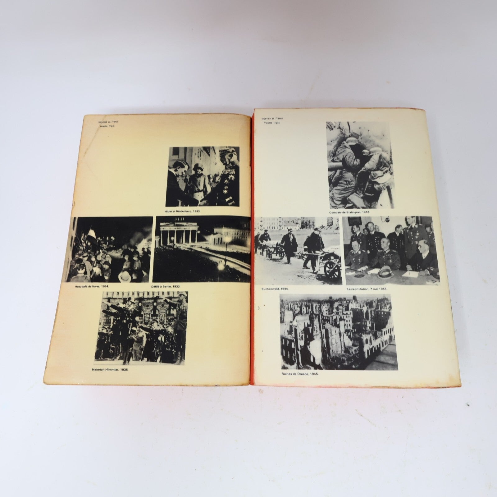 Le Troisième Reich #1-2 Série Complète Lot 2 Livres William L. Shirer Poche 60s