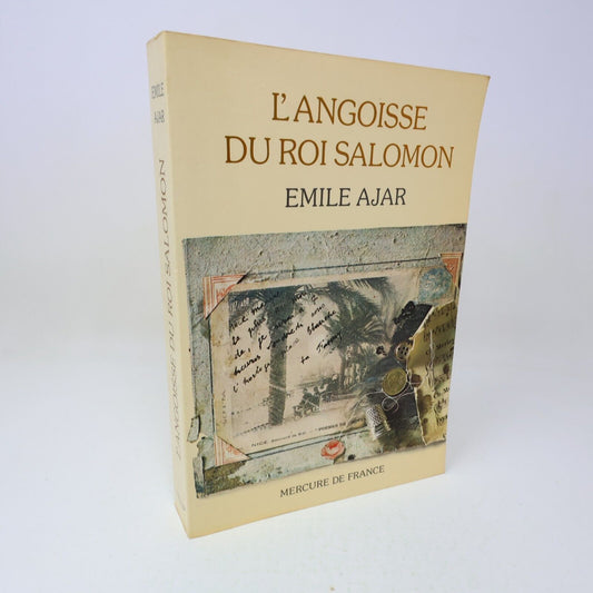 1979 L'Angoisse du Roi Salomon Émile Ajar Romain Gary Littérature Française 70s