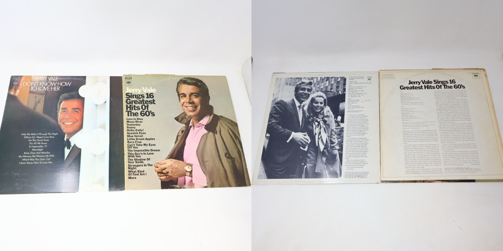 Lot of 25 Jerry Vale LP Record Vinyl Till the End of Time Greatest Hits 1960s