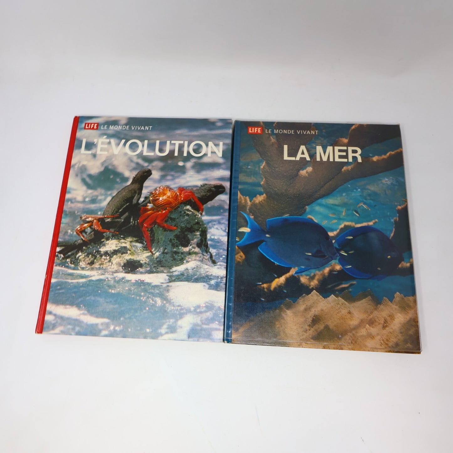Life Le Monde Vivant/des Sciences Croissance Évolution Lot 4 Livres Français HC