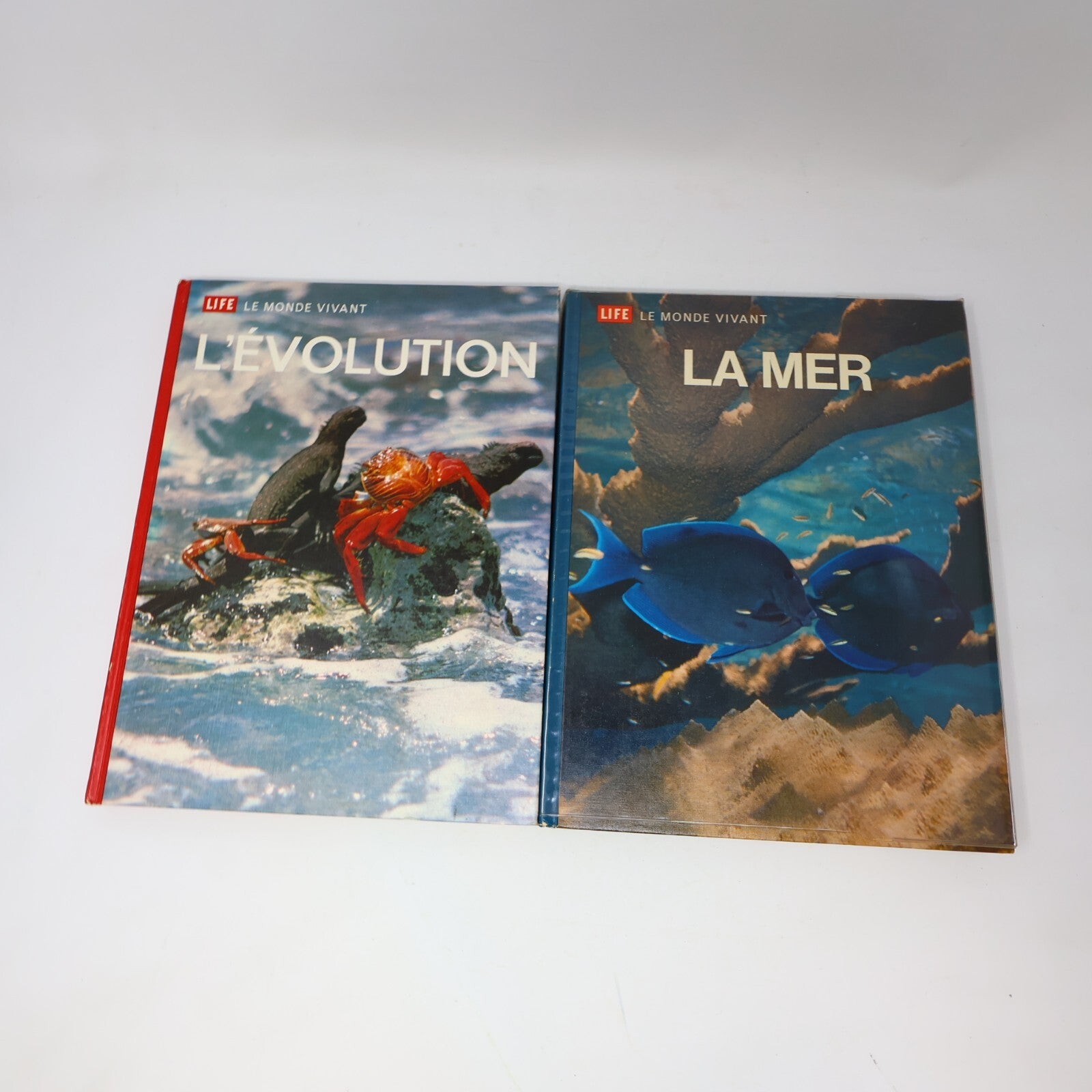 Life Le Monde Vivant/des Sciences Croissance Évolution Lot 4 Livres Français HC