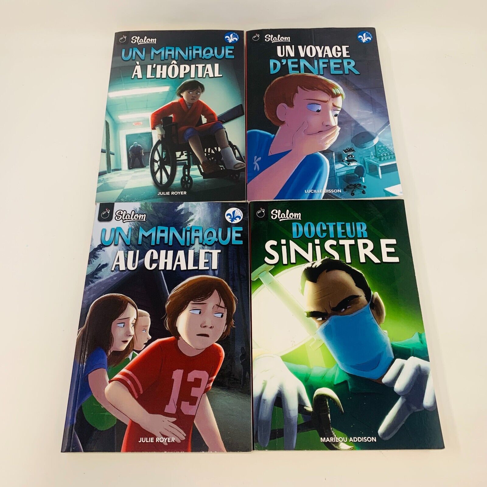 Lot de 13 Livres Slalom Policier/Enquête/Suspense/4Z Enfants 9-12 ans Français