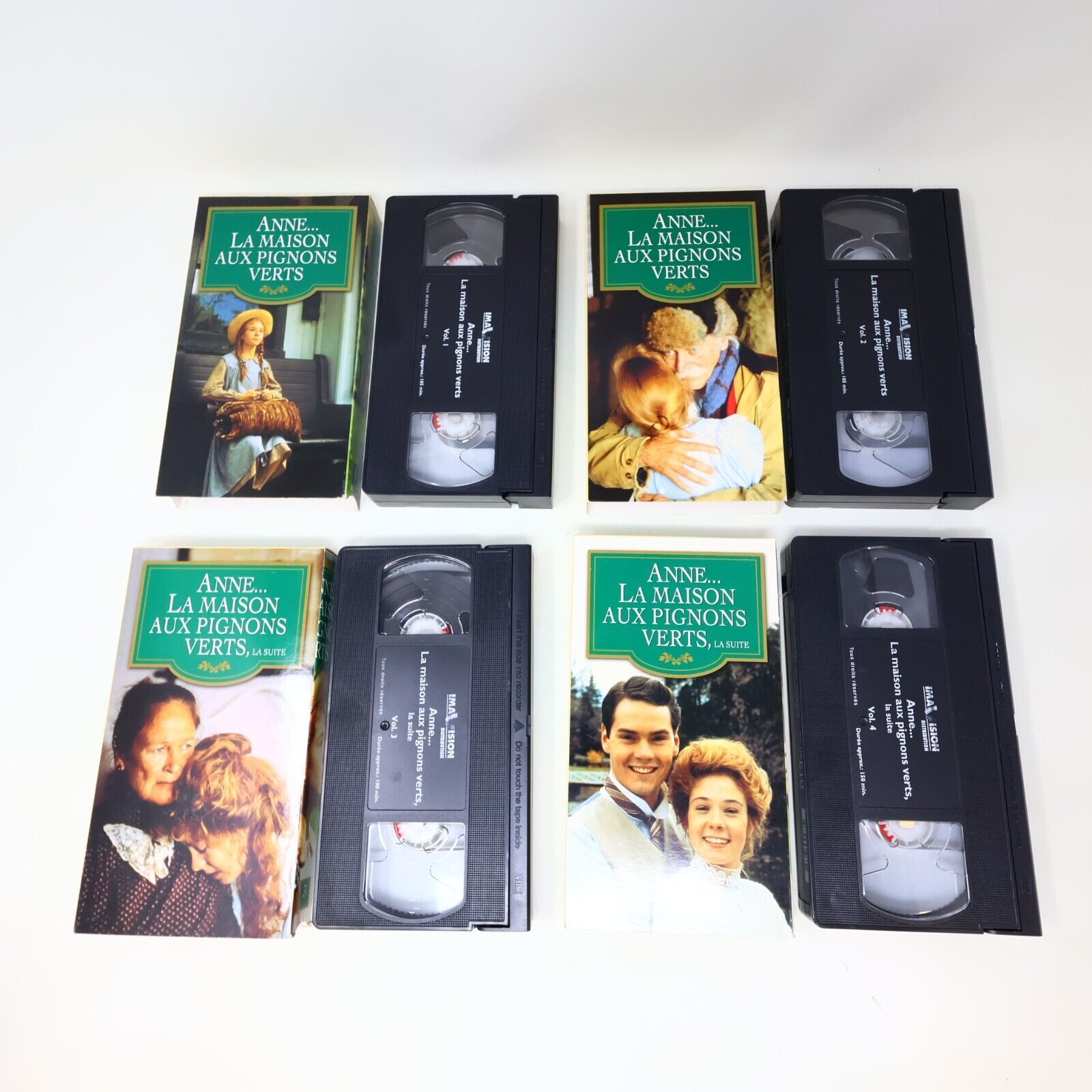 Anne la Maison aux Pignons Verts & la Suite Lot 4 VHS NTSC Testés Megan Follows