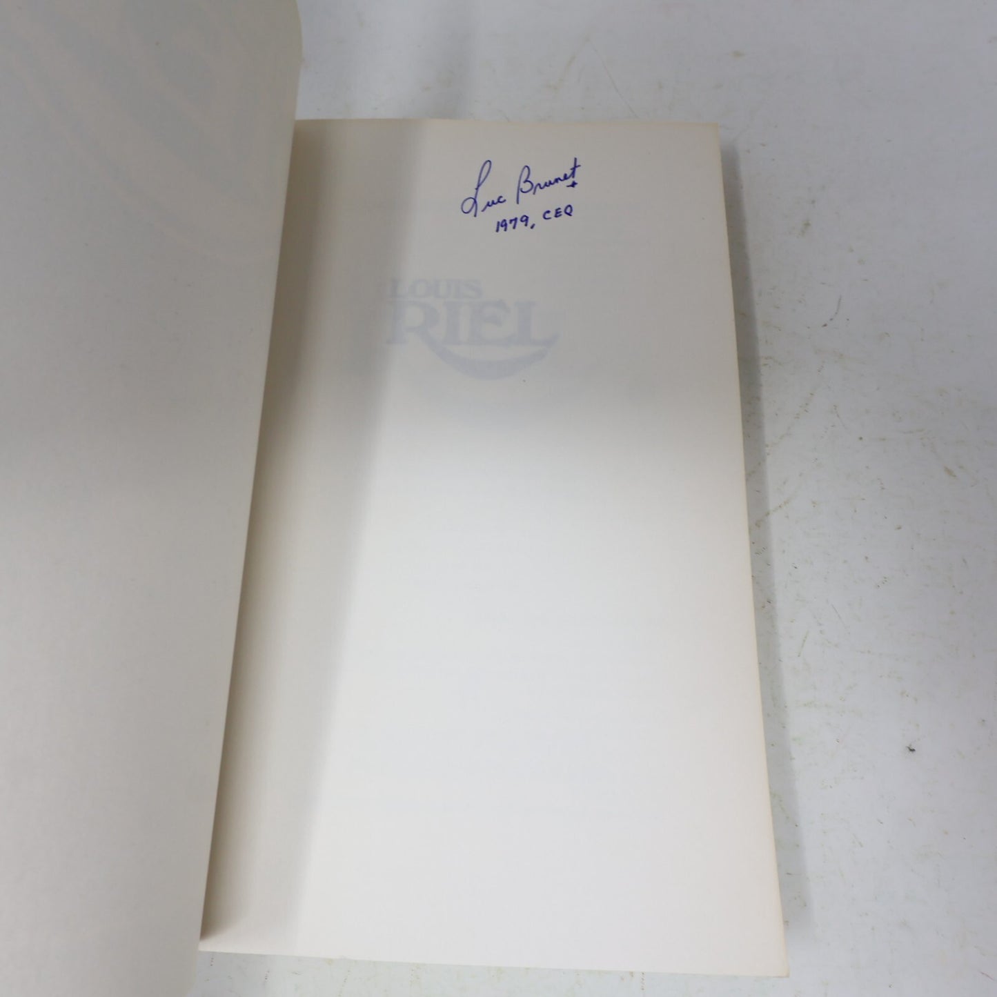 1979 Louis Riel Janet Rosenstock Dennis Adair De L'homme Fiction Historique 70s
