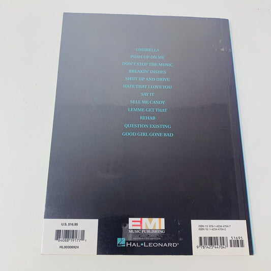 2008 Good Girl Gone Bad Rihanna Songbook Hal Leonard Piano Guitar Paperback