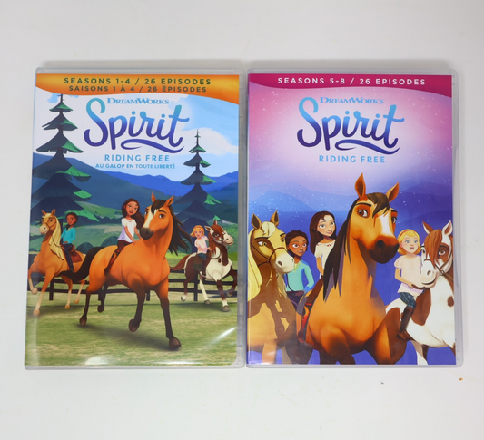 Spirit Riding Free Seasons #1-8 Lot 2 DVD Complete Series NTSC Tested DreamWorks