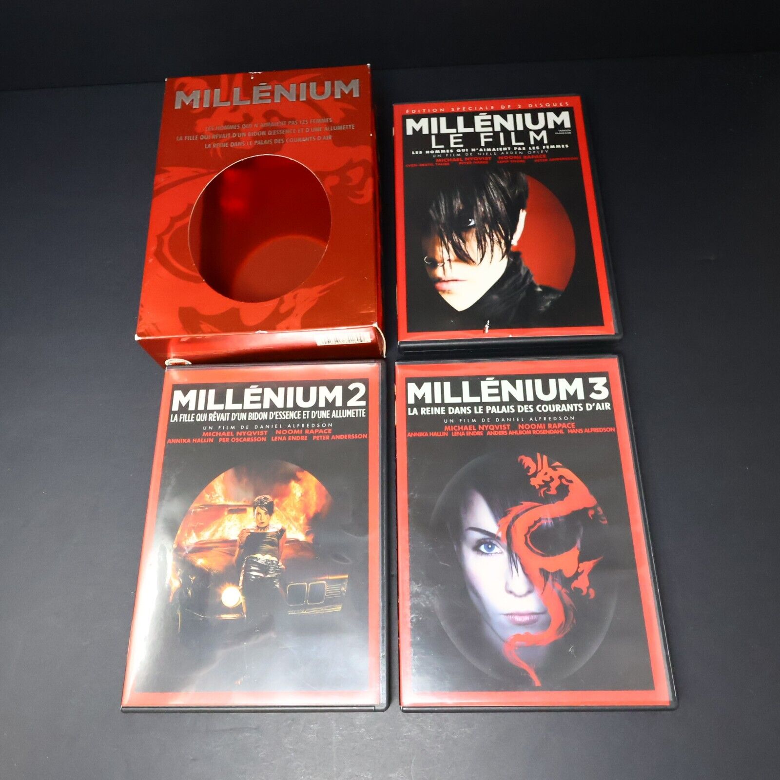 Millénium La Trilogie DVD Testé 2010 3 Films Français/French Noomi Rapace NTSC