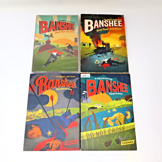 Banshee Season #1-4 Complete Series 4 DVD Lot Cinemax HBO Antony Starr/Milicevic