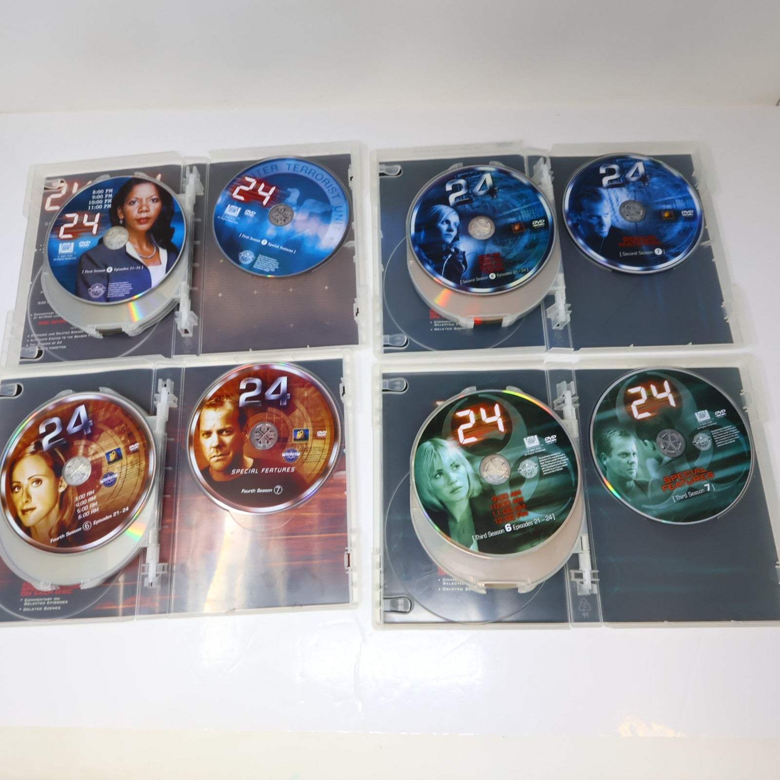 24 The Complete Series DVD Season 1-8 + Redemption + Bonus NTSC 56-Disc English