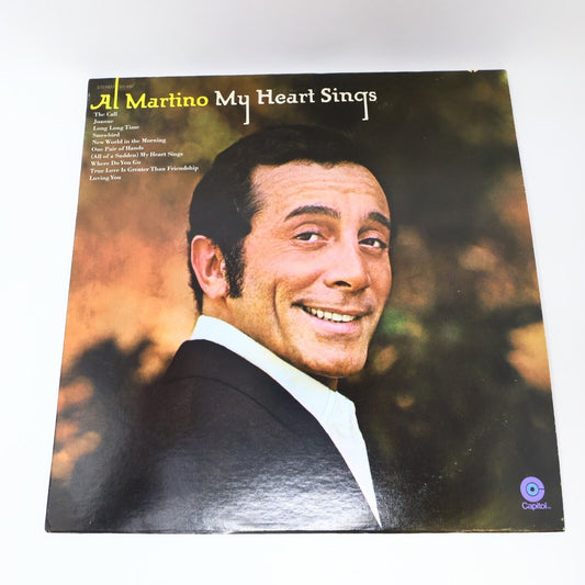 Al Martino My Heart Sings LP Record Vinyl Capitol Records ST-497 Canada 1970