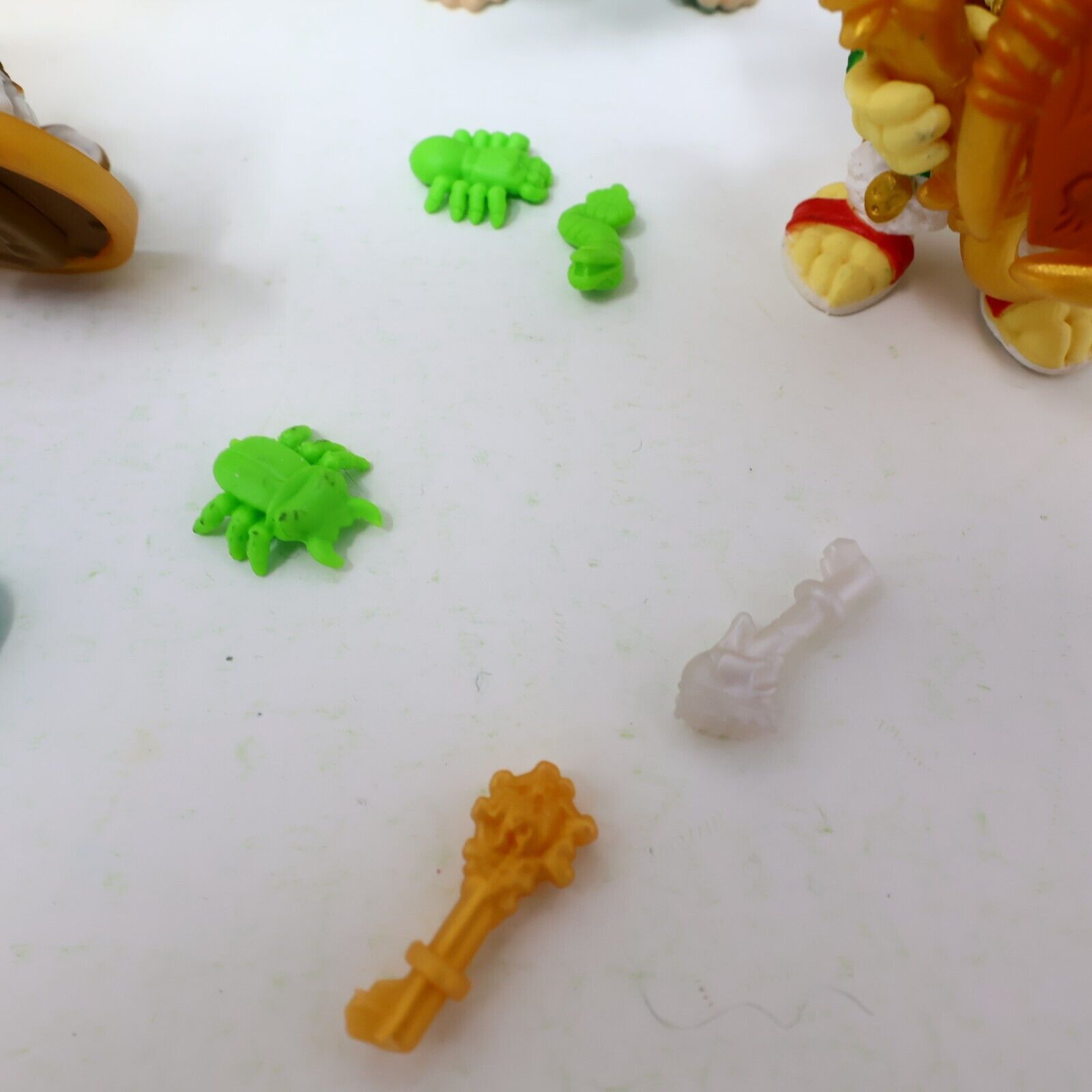 Lot of 4 Treasure X Kings Gold Figures Infernog Gold Nuckles Ivory Slicer Moose