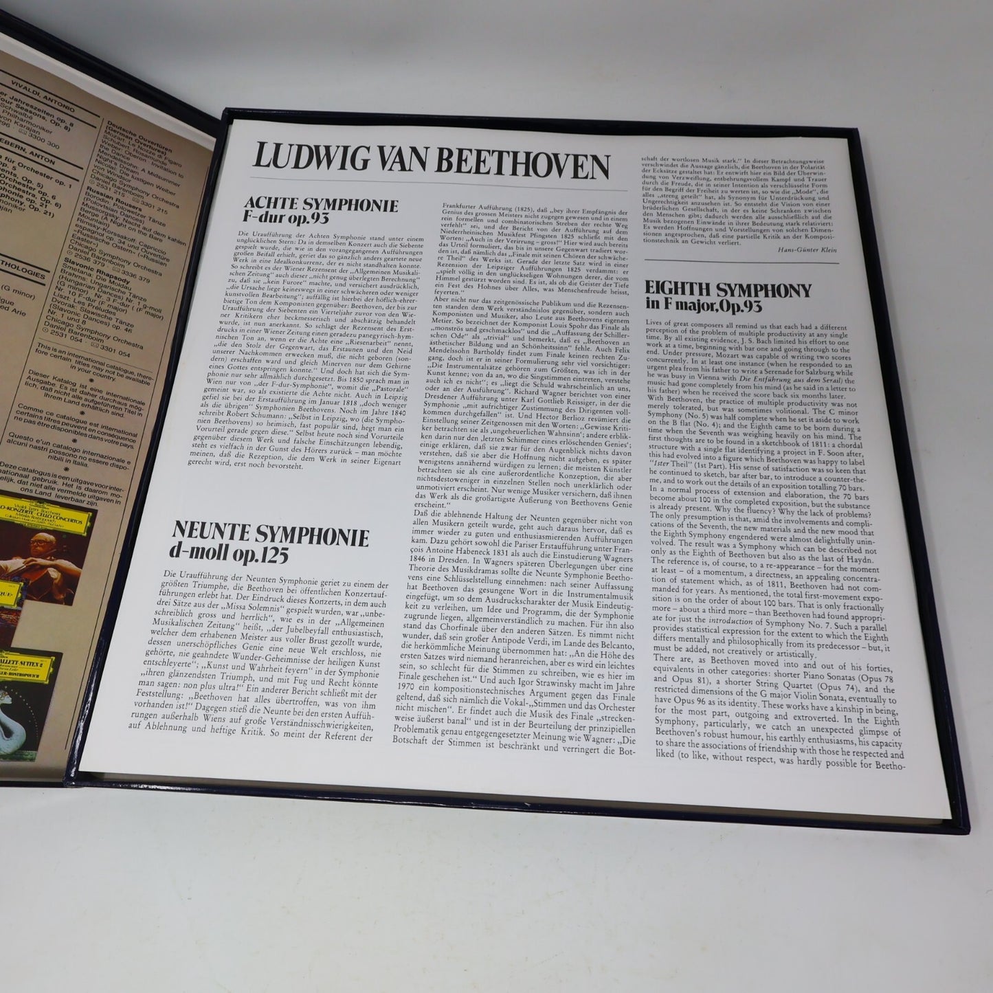 Beethoven Symphonie Nr. 1-2 5-6 8-9 Herbert von Karajan Berliner Lot 4 LP Record