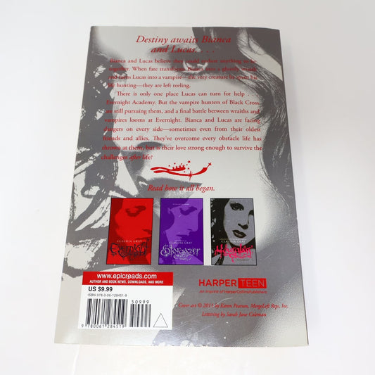Afterlife Claudia Gray 2011 1st PB/2nd print SIGNED Vampire Novel HarperTeen