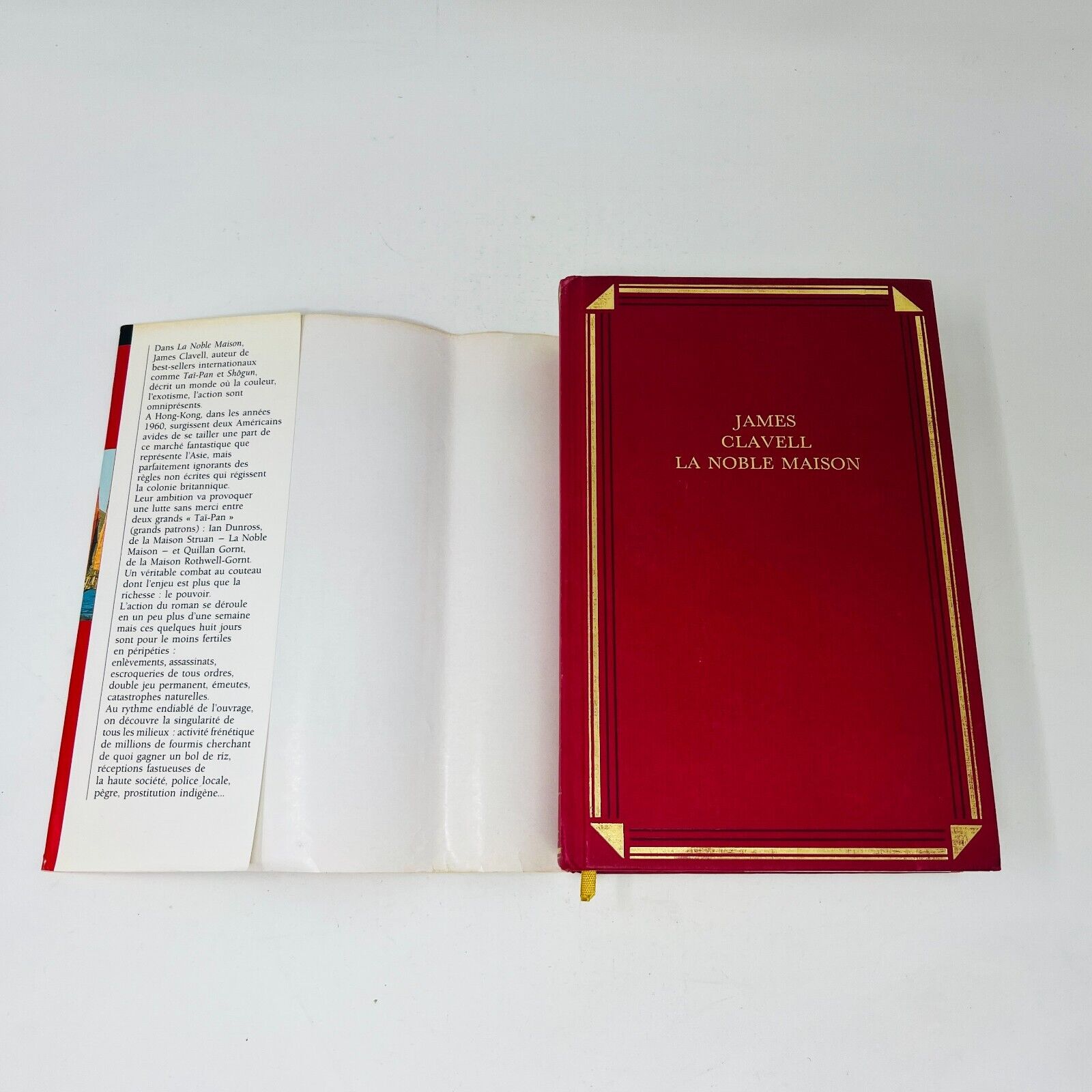 1994 La Noble Maison de James Clavell France Loisirs Français/French Noble House