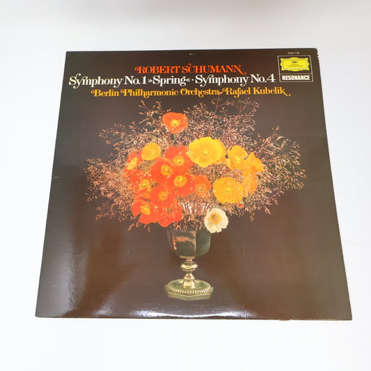 Robert Schumann Rafael Kubelik Berliner Symphonie #1 4 LP 1974 Record 2535 116