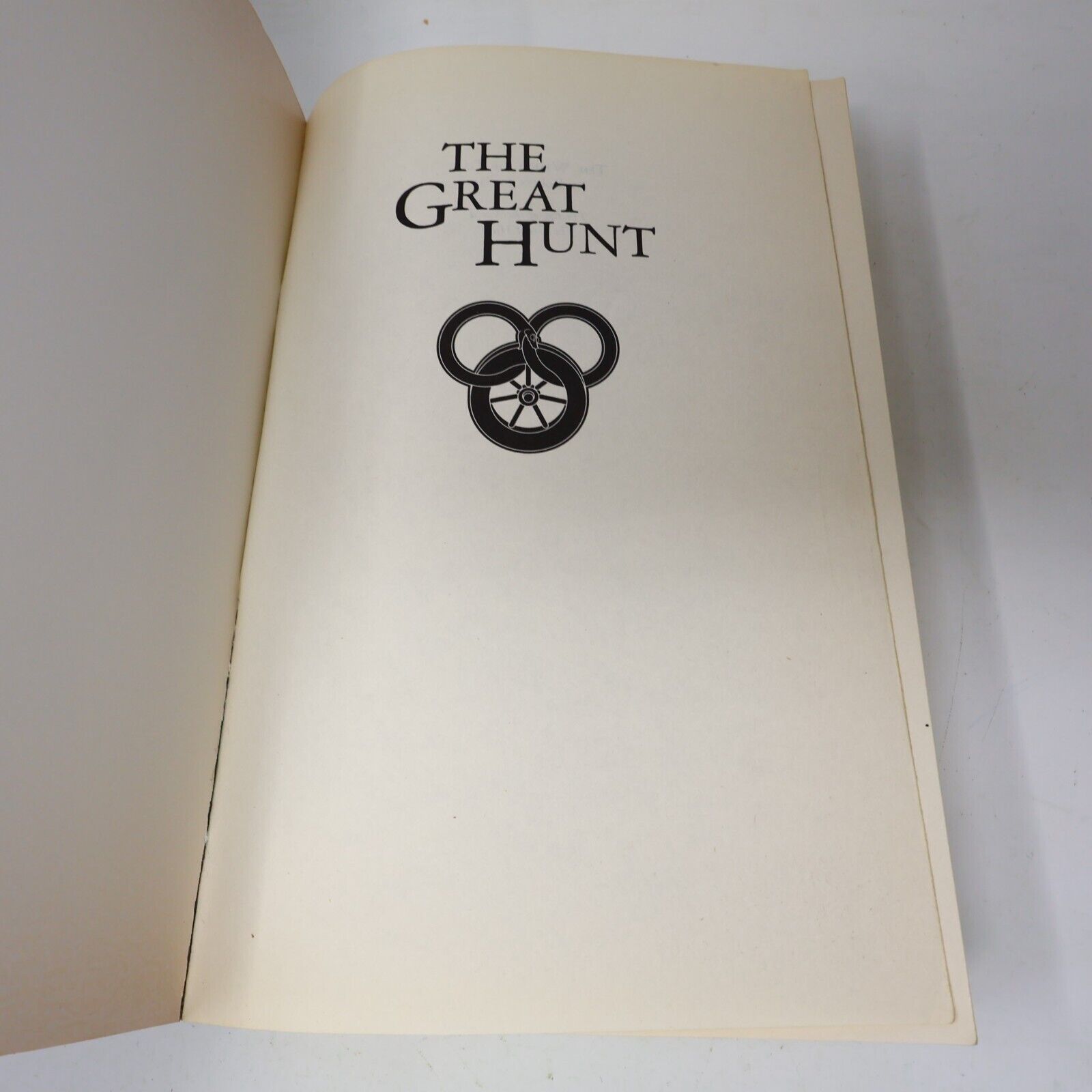 1990 The Wheel of Time #2 The Great Hunt by Robert Jordan Large PB 1st Print TOR