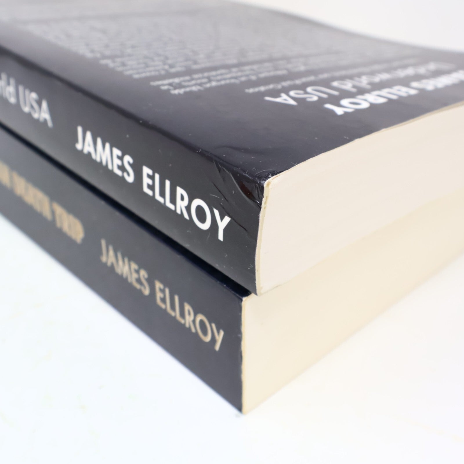James Ellroy Lot 2 Livres American Death Trip/Underwold Usa Français French PB