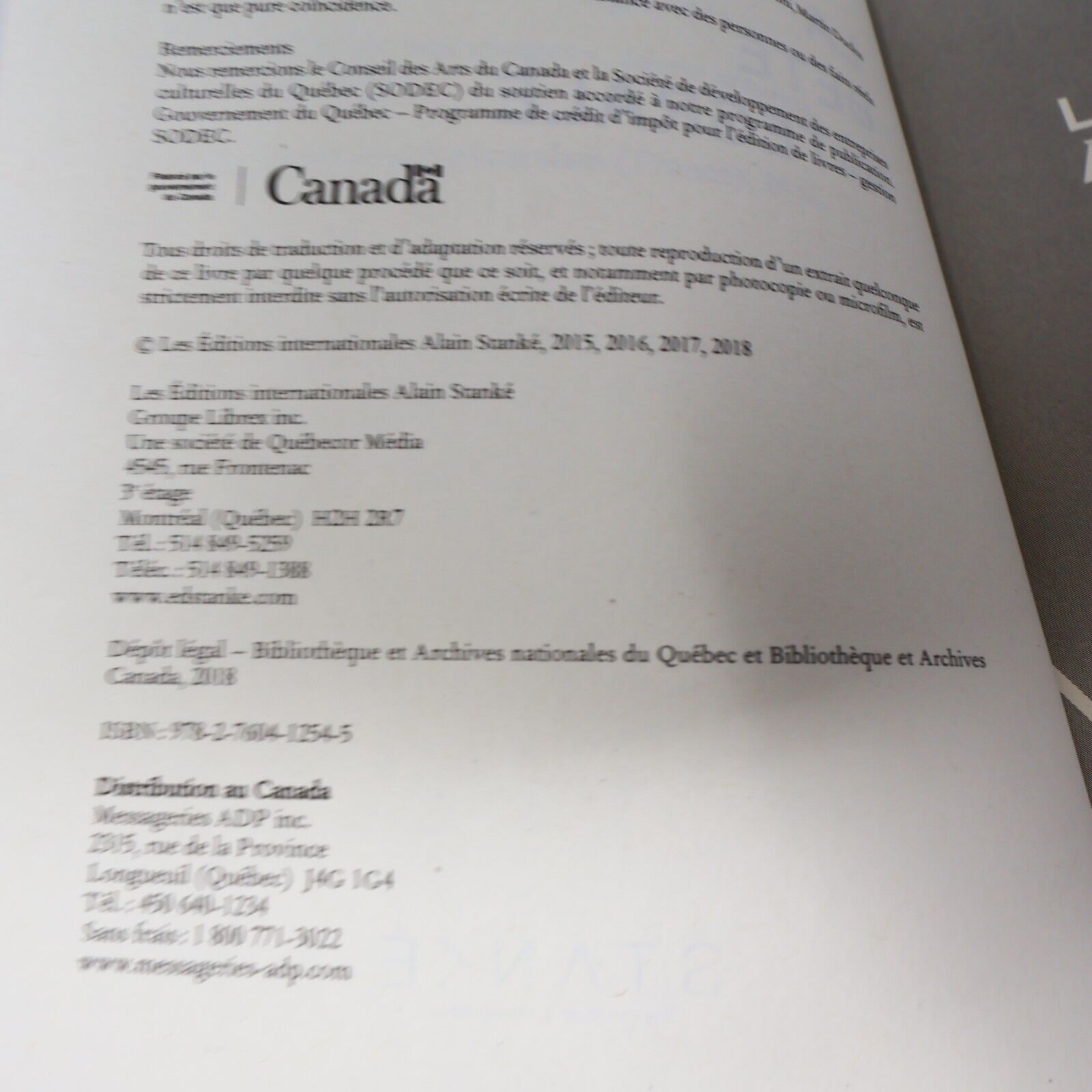 2018 La Bête Intégrale David Goudreault Littérature Québécoise Roman Stanké PB