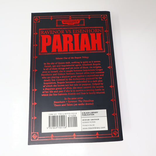 Pariah Ravenor Vs Eisenhorn Dan Abnett Bequin Trilogy #1 Warhammer 40,000 40k PB