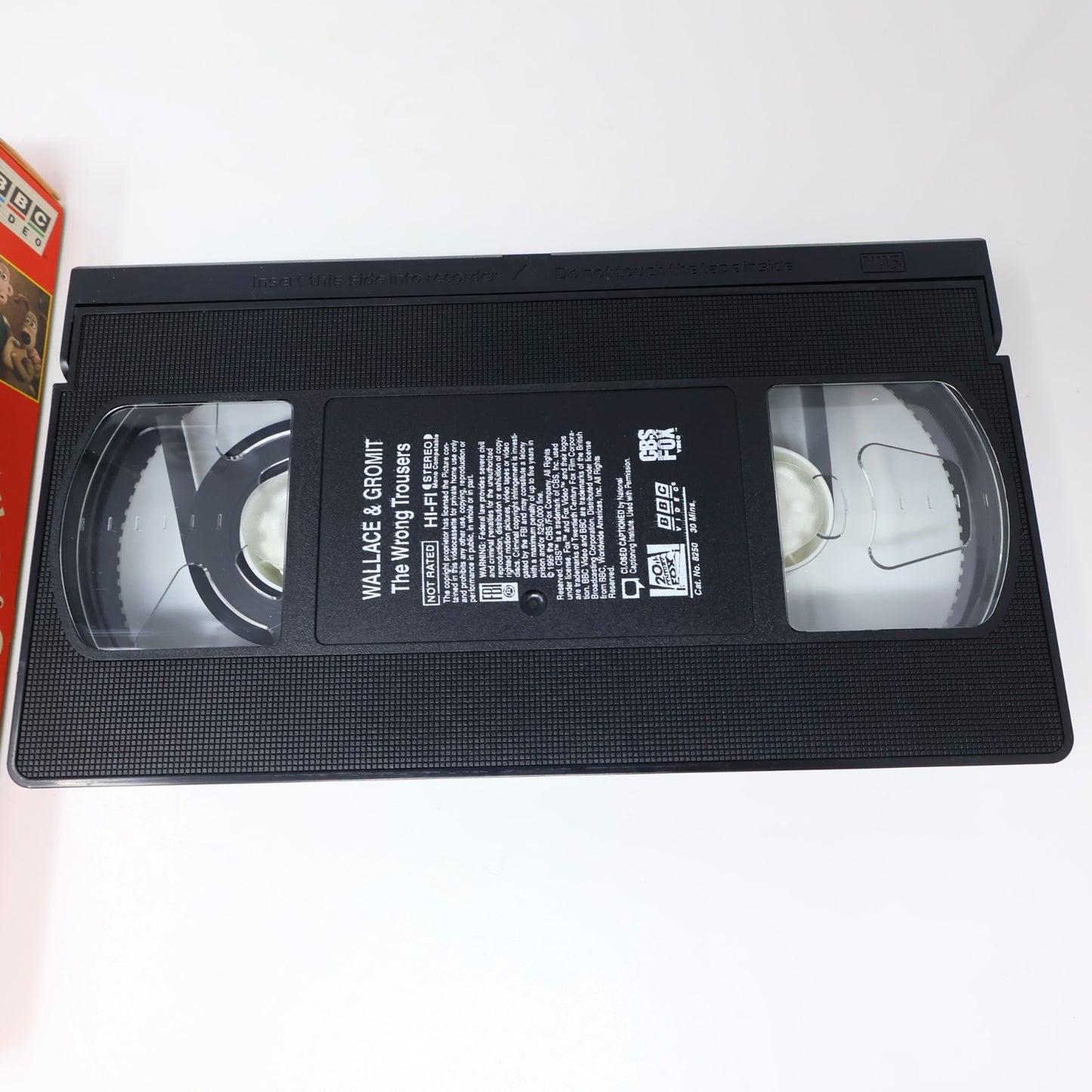 Wallace & Gromit Box Set VHS BBC NTSC Wrong Trousers/A Close Shave/Grand Day Out