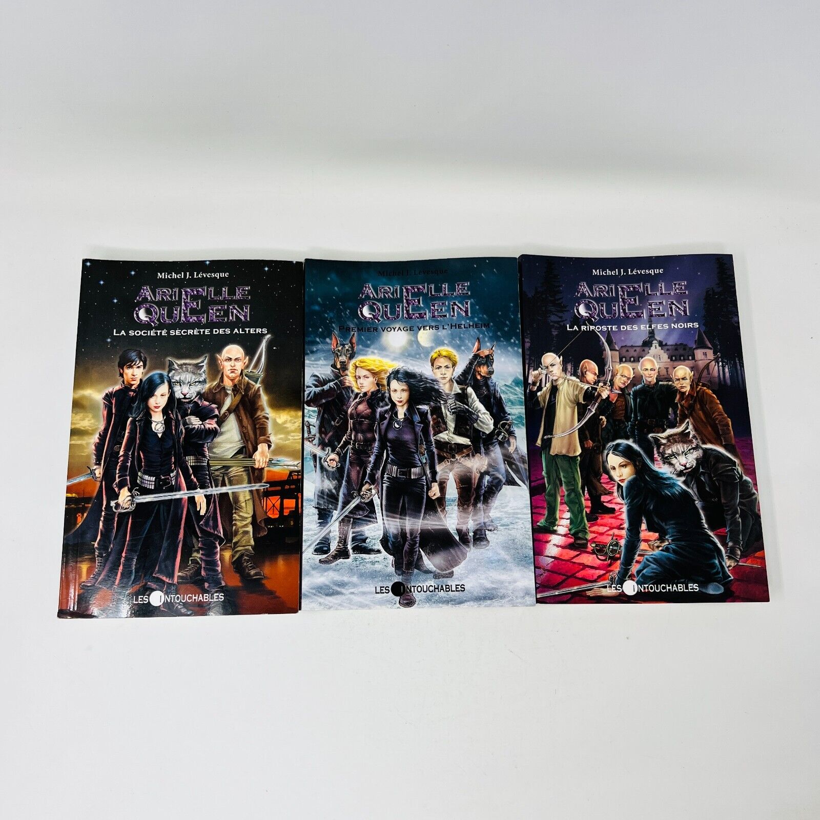 Arielle Queen #1-3 de Michel J. Lévesques Lot Livres Société Secrète des Alters