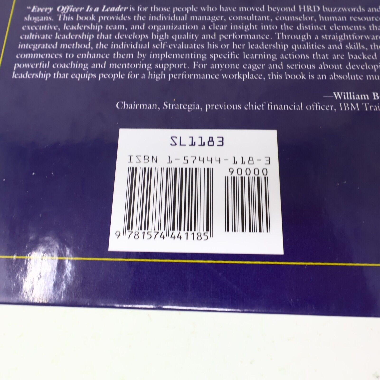 1999 Every Officer Is a Leader Terry Anderson Justice Police Public Safety Book