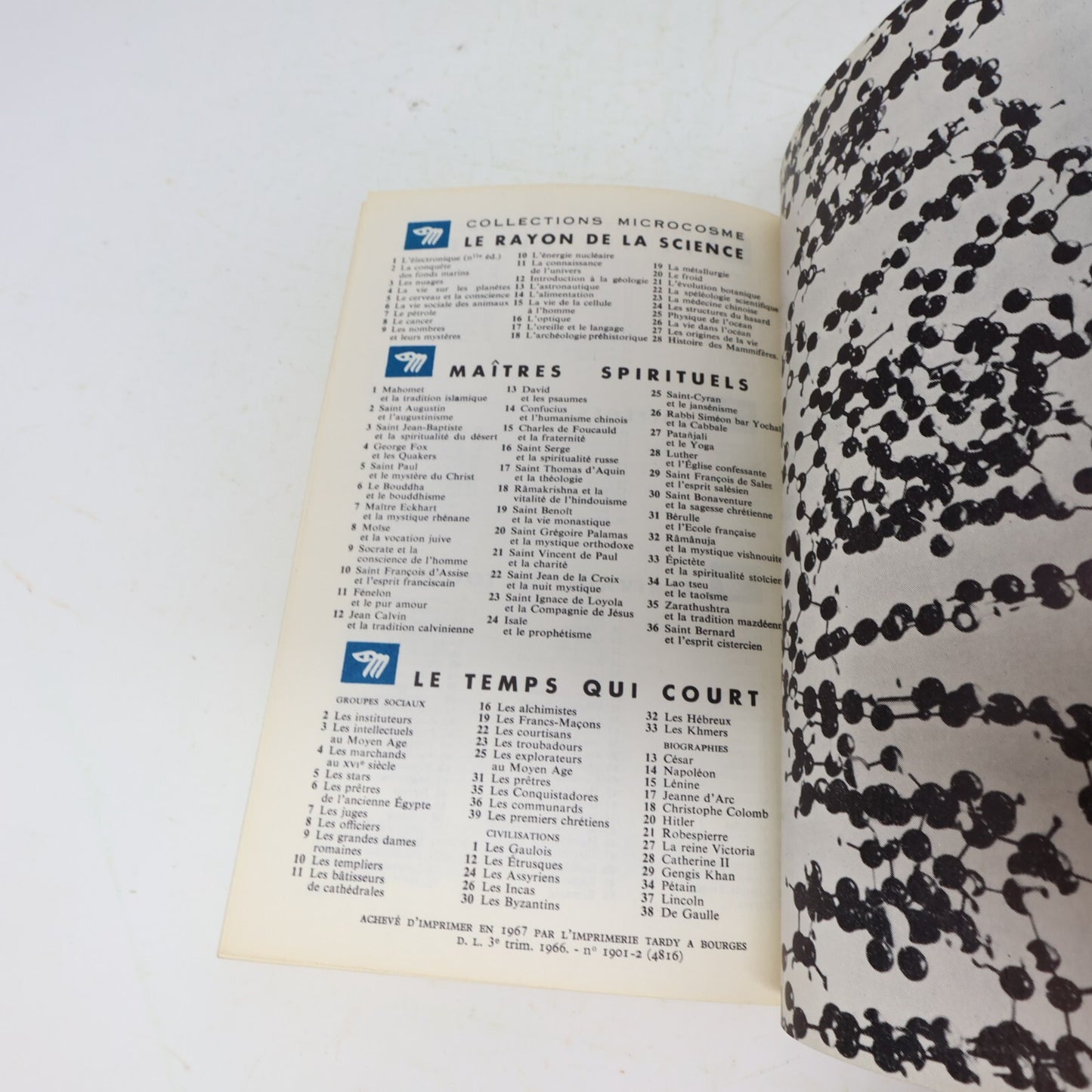 Microcosme Le Rayon de la Science Lot 4 Livres Nuages/Pétrole/Métallurgie/Vie