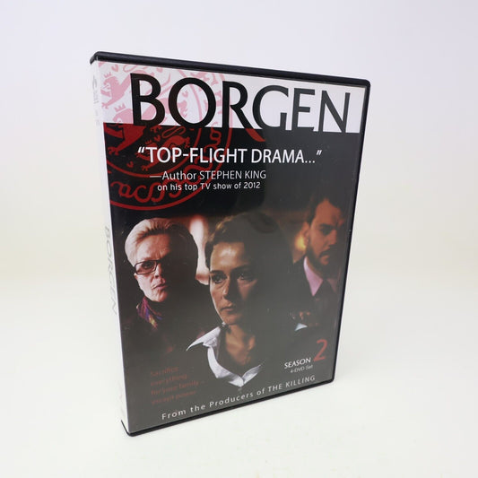 Borgen Season 2 DVD Tested NTSC Region 1 Danish with English Subtitles MHZ 2013